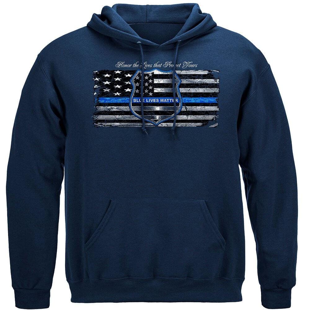 under armour blue lives matter shirt