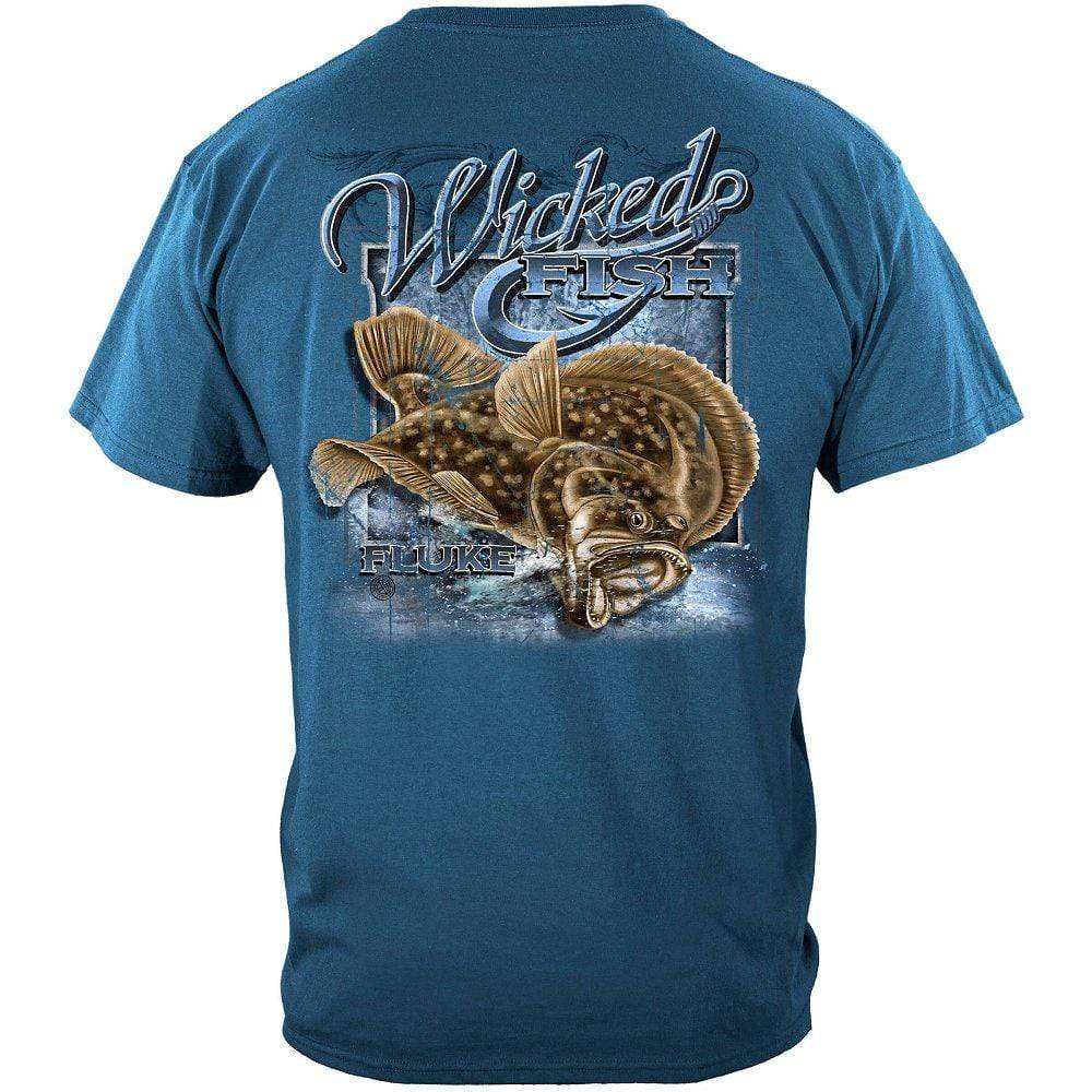 Fluke Fishing Premium T-Shirt - Shop Erazor Bits