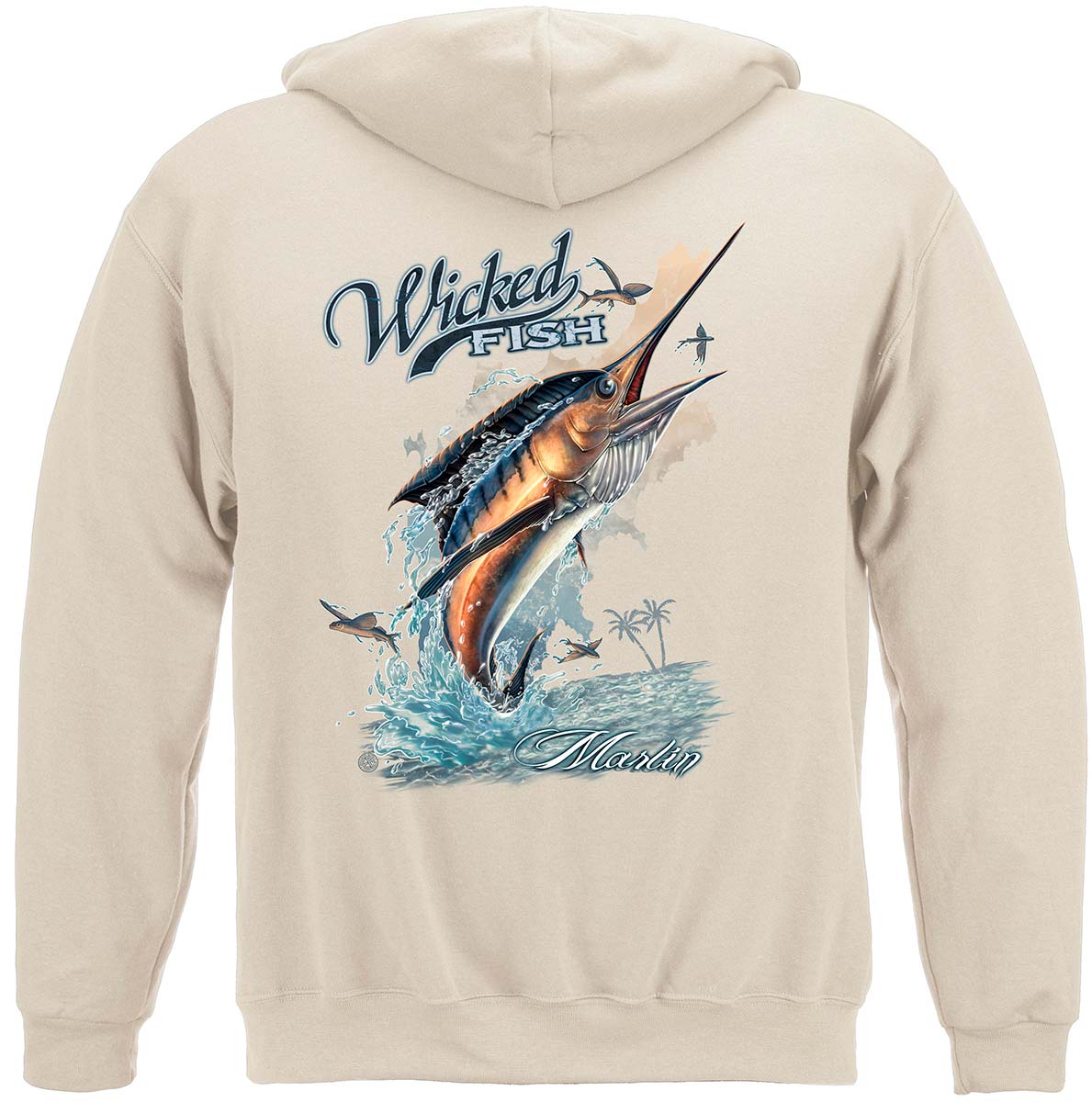 Wicked Fish Walleye Premium Hooded Sweat Shirt - Shop Erazor Bits