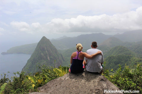 sandals grande st. lucian sgsl #stlouistostlucia Gros Piton hike top of Gros Piton 2nd lookout