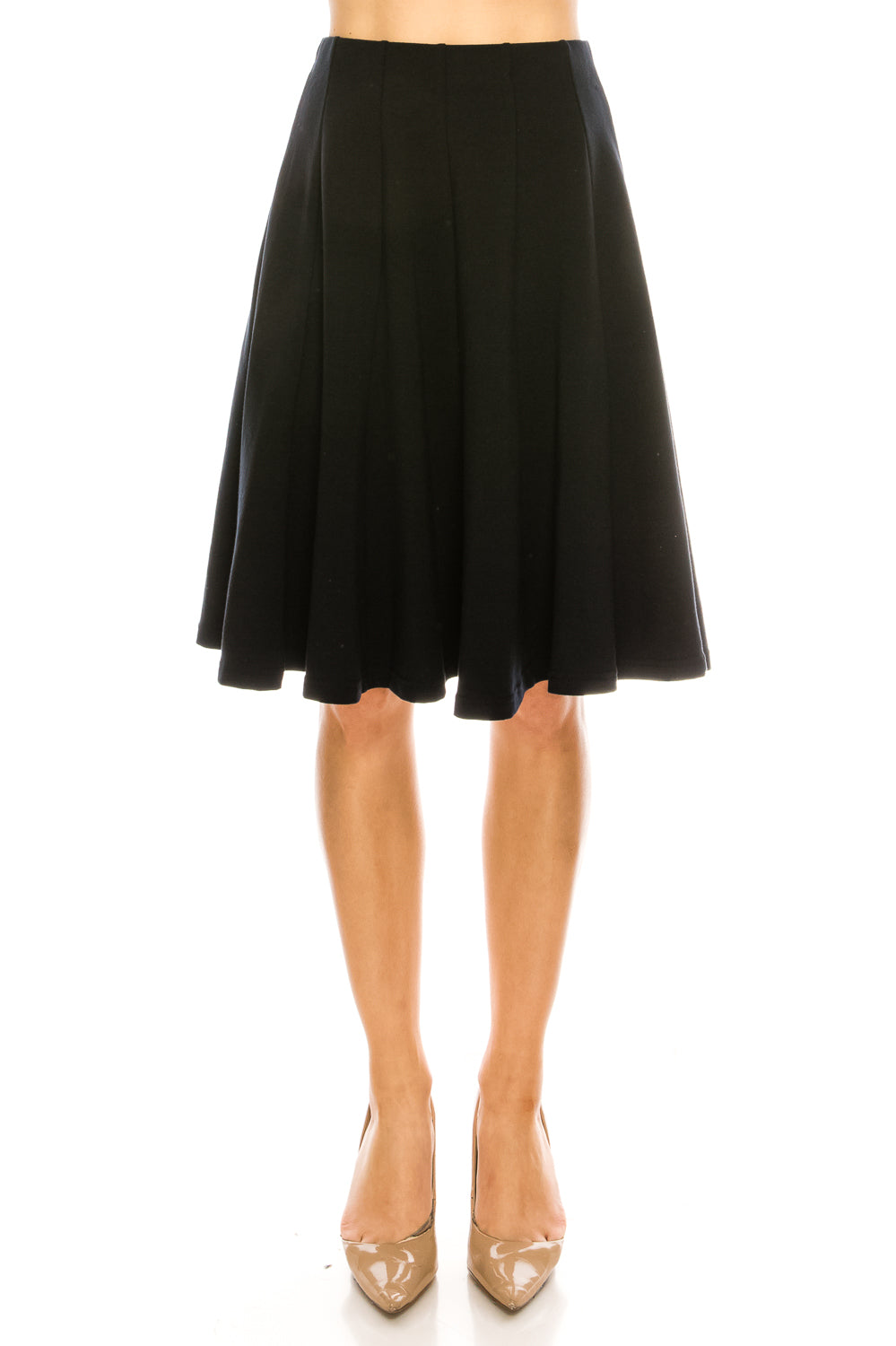 12 Panel Flared A Line Knee Length Skirt – CHI-CHI NYC