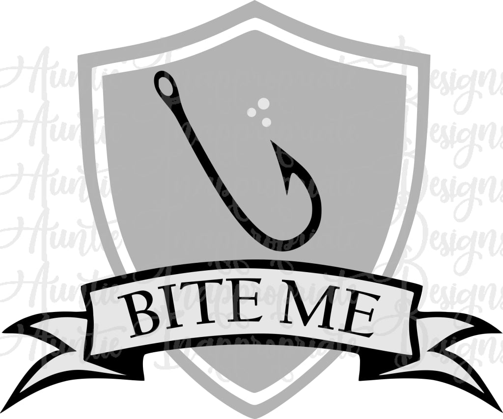 Bite Me Fishing Digital SVG File - Auntie Inappropriate ...