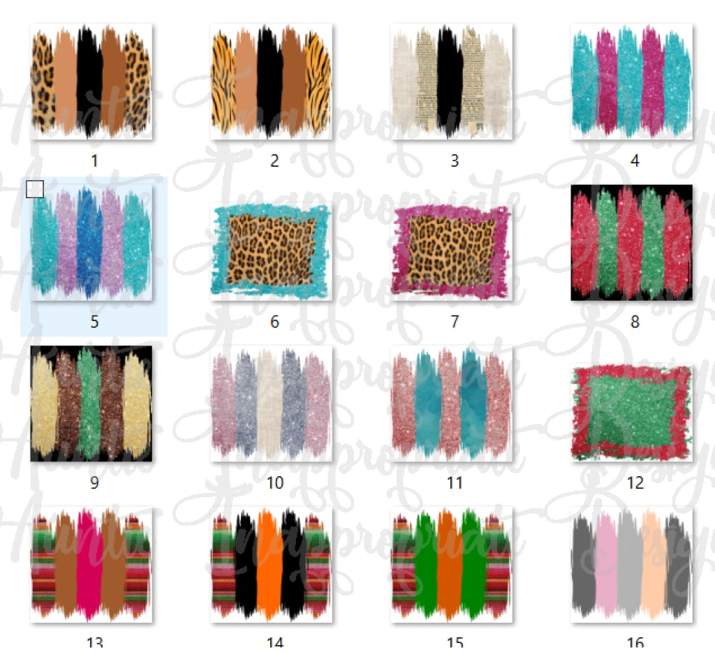 Download Brush Strokes 1 Bundle Sublimation Files Png Printable Sublimation S Auntie Inappropriate Designs