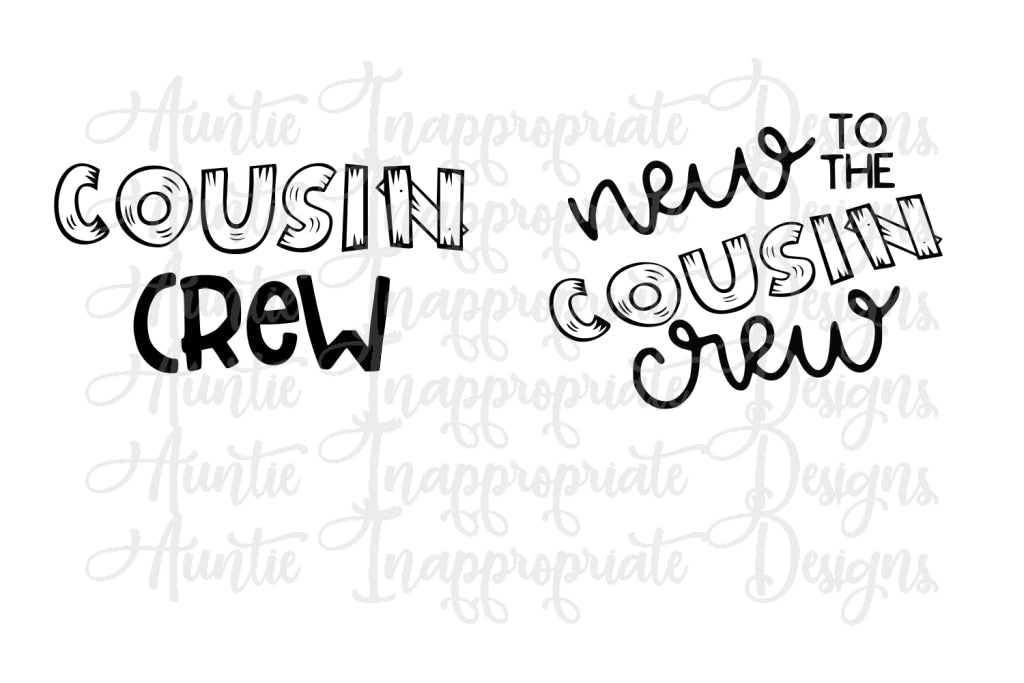 Download Cousin Crew Svg Personal And Commercial Use Fun Family Design Digital Download Art Collectibles Digital Delage Com Br