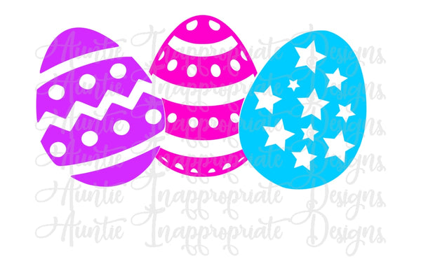 Download Easter Eggs Digital Svg File Auntie Inappropriate Designs