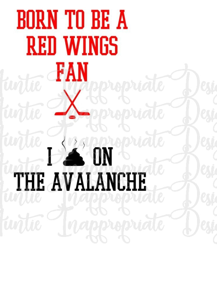 Download Hockey Fan Red Wings Baby Digital Svg File Auntie Inappropriate Designs