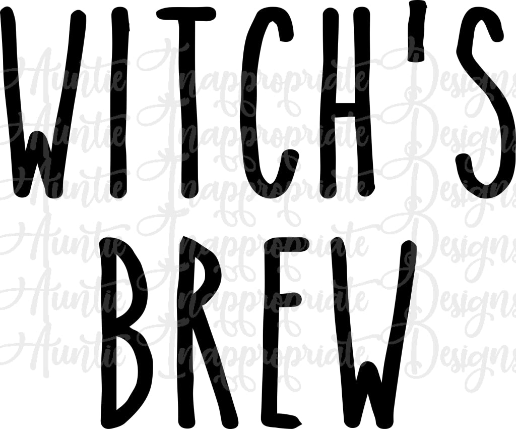 Download Rae Dunn Inspired Witch S Brew Digital Svg File Auntie Inappropriate Designs