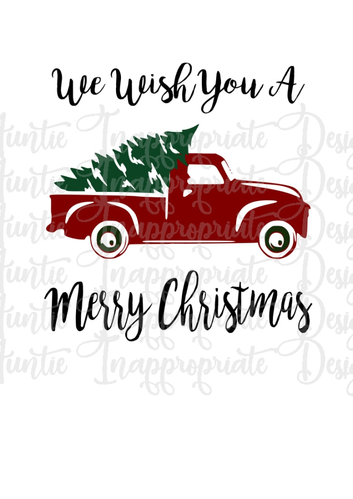 Free Free Red Truck Christmas Svg SVG PNG EPS DXF File