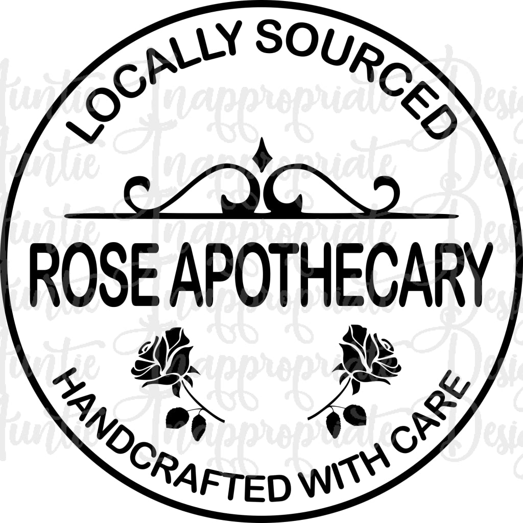 Download Rose Apothecary Digital Svg File Auntie Inappropriate Designs