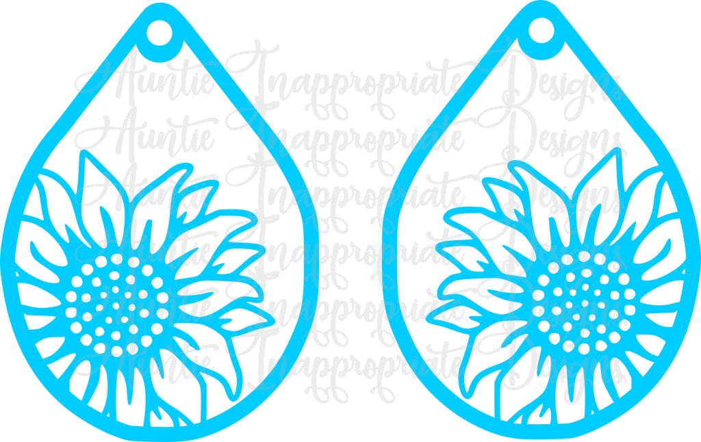 Free Free 135 Sunflower Earring Svg Free SVG PNG EPS DXF File