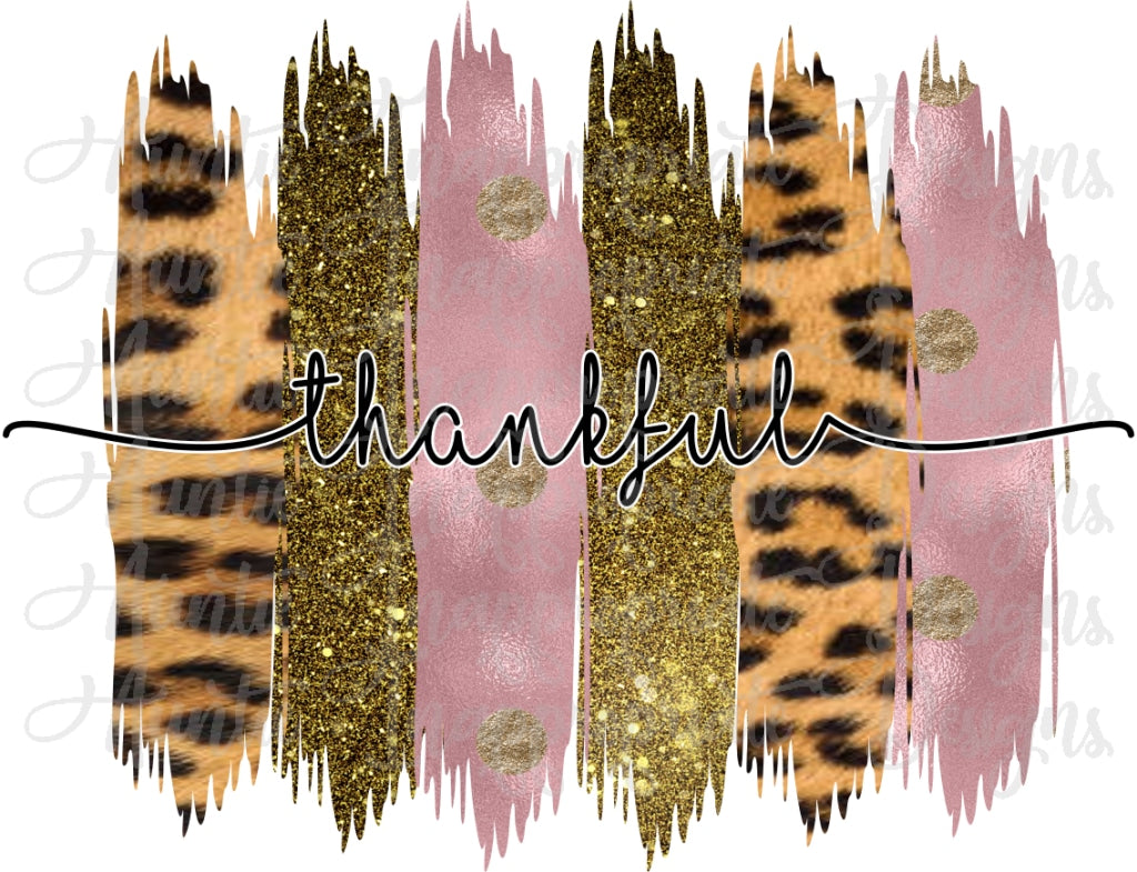 Thankful brushstroke Sublimation file, PNG Printable Sublimation, Shir