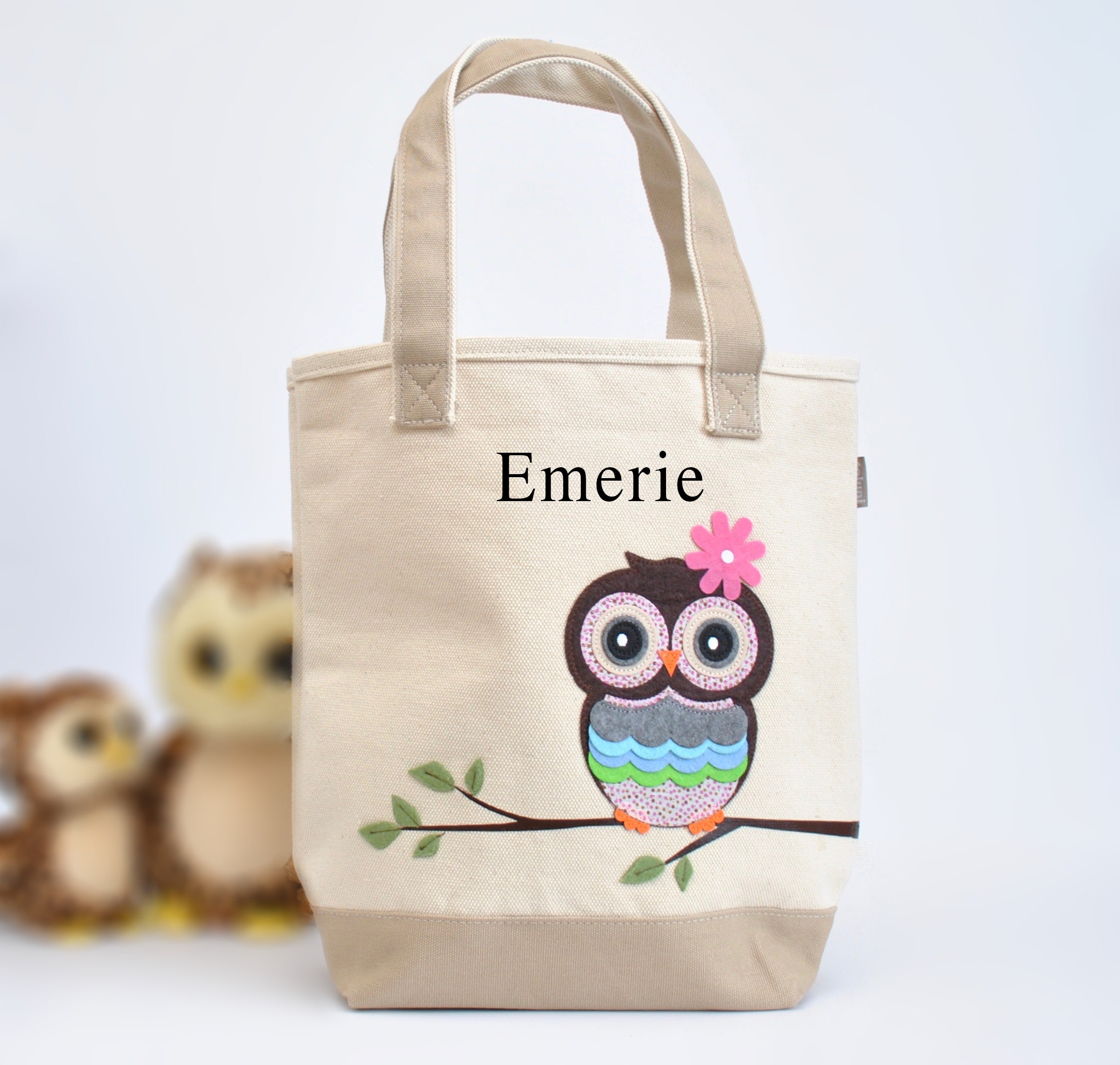 owl tote bag