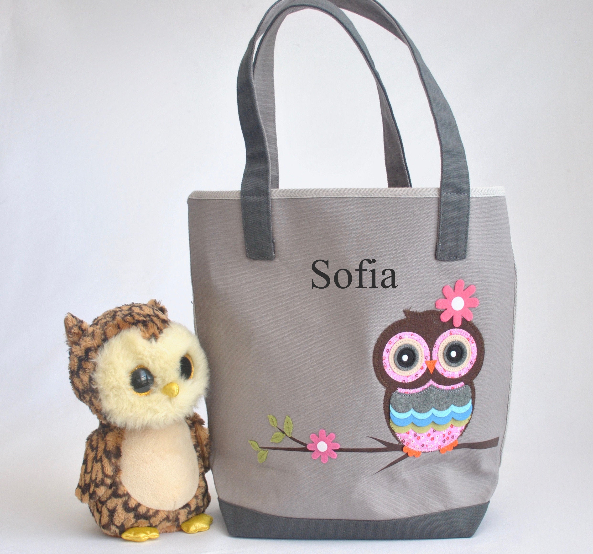 owl tote bag