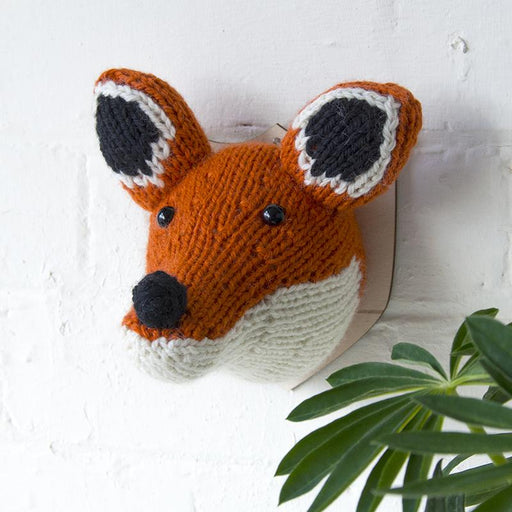 Mini Fox Head Knitting Kit by Sincerely Louise - The Village Haberdashery