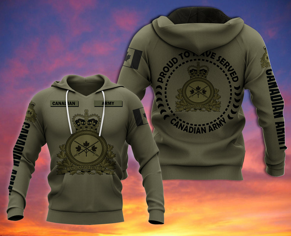 canadian army hoodie