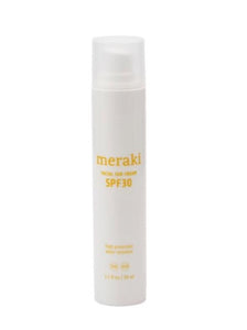 MERAKI With this water-resistant Facial Sun Cream with SPF 30, you are well protected in the sun. T