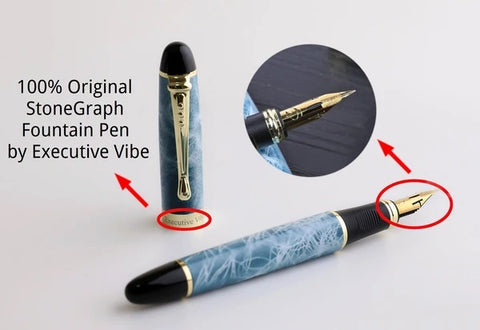 The Original StoneGraph Fountain Pen by Executive Vibe