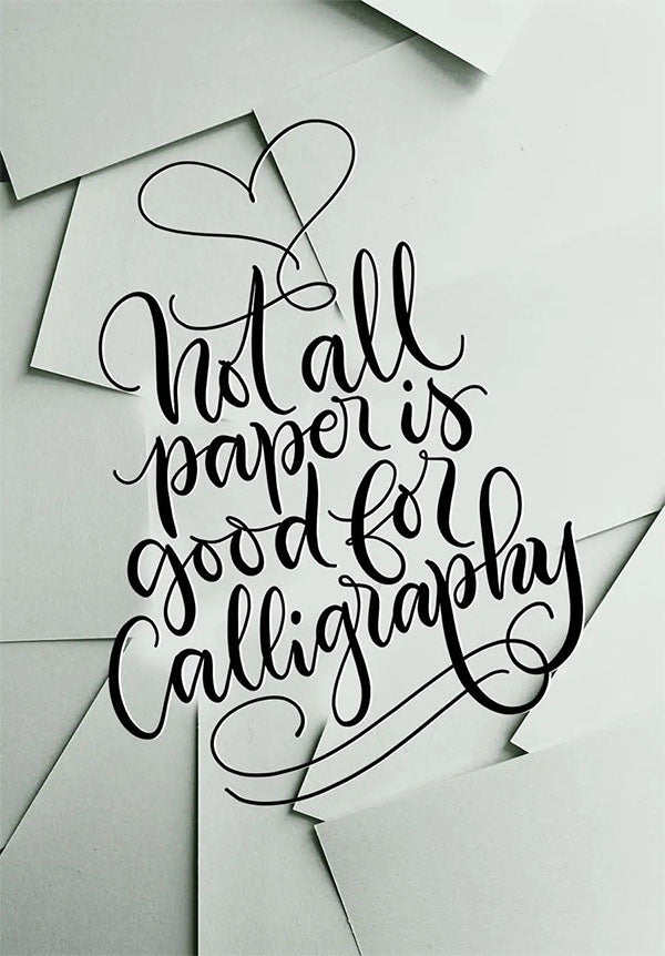 Not All Papers Are Good For Calligraphy