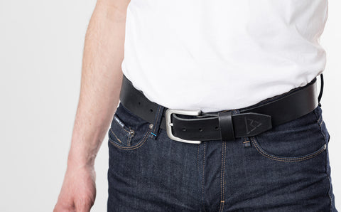 Nos 3 conseils pour bien choisir sa taille de ceinture - Ceinture en cuir rivetée noir - LeBeauJean.fr