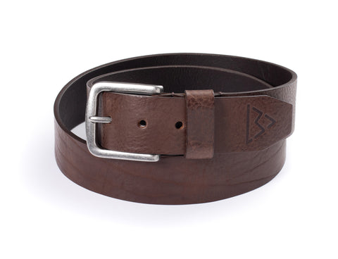 Nos 3 conseils pour bien choisir sa taille de ceinture - Ceinture en cuir surpiquée marron - LeBeauJean.fr