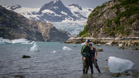 Hale and Jen, Nellie Juan Glacier