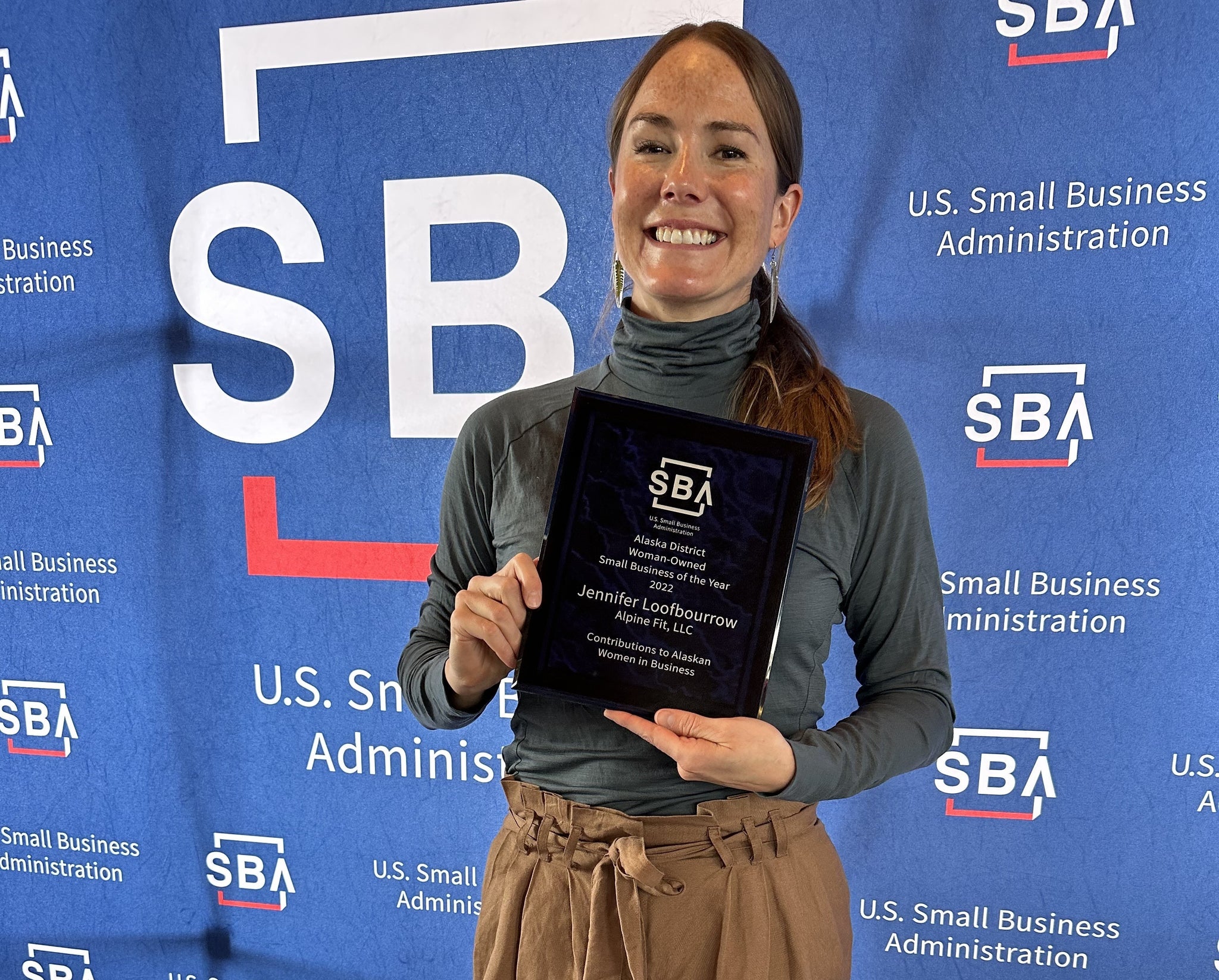 Small Business Administration Awards Alpine Fit Alaska Woman Owned Business of the Year