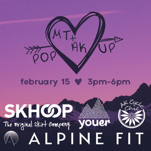 alpine fit pop up shop with youer skhoop and ak cycle chic