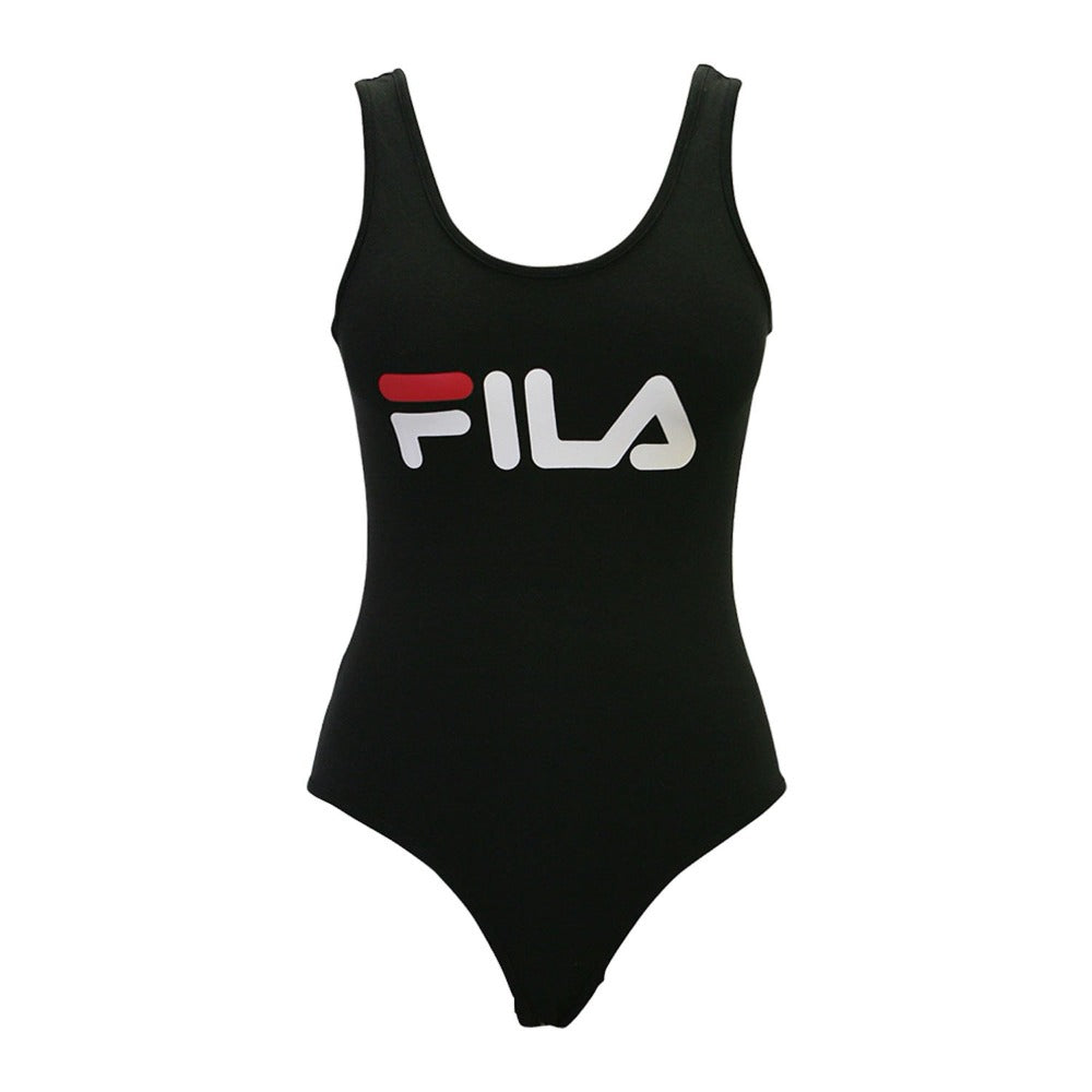 white fila bodysuit