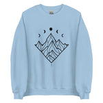 Mountains and Moon Phases Sweatshirt