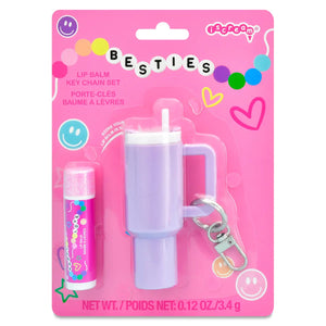 Besties Lip Balm Key Chain - Pitter Patter