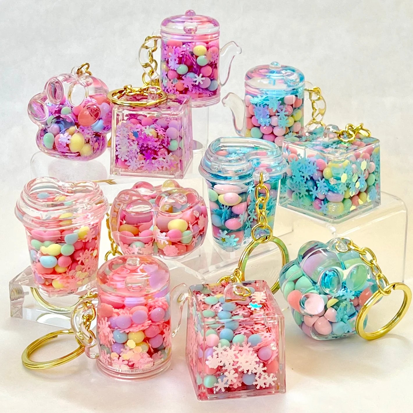 Assorted Floaty Key Charm