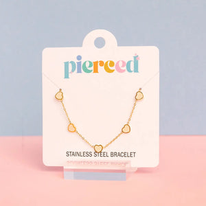 Peach Heart Bracelet - Pitter Patter