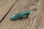 Rike Knife Hummingbird Mini Flipper Knife Green Titanium