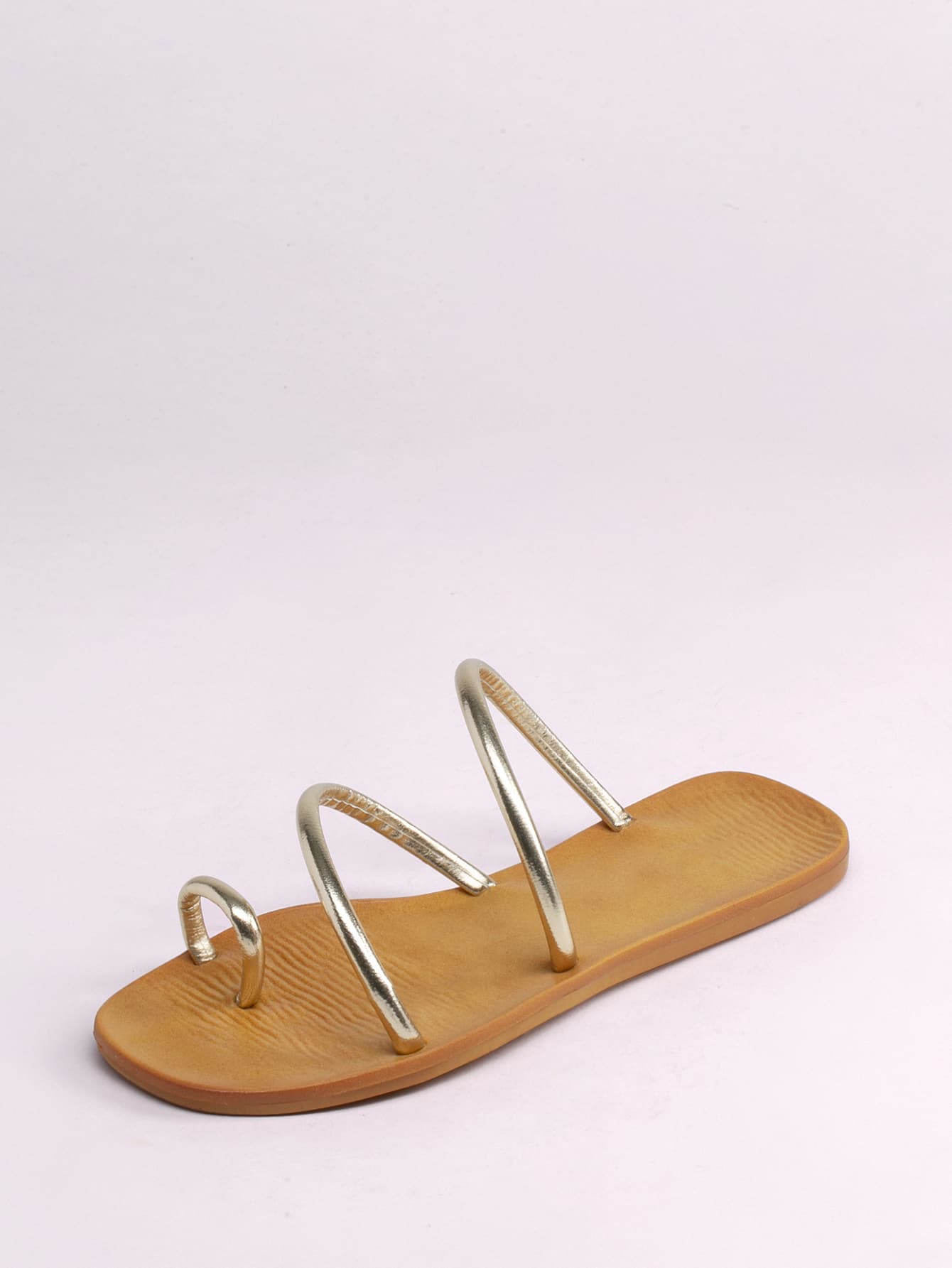 Metallic Slither Sandals
