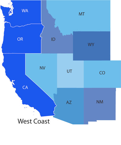 What flowers attract butterflies in California, Oregon and Washington states