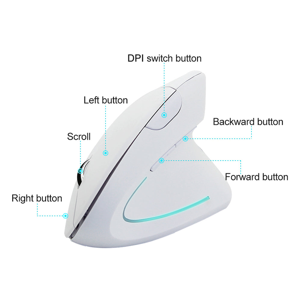 Ergonomic Vertical Wireless Mouse — thegadgetweb