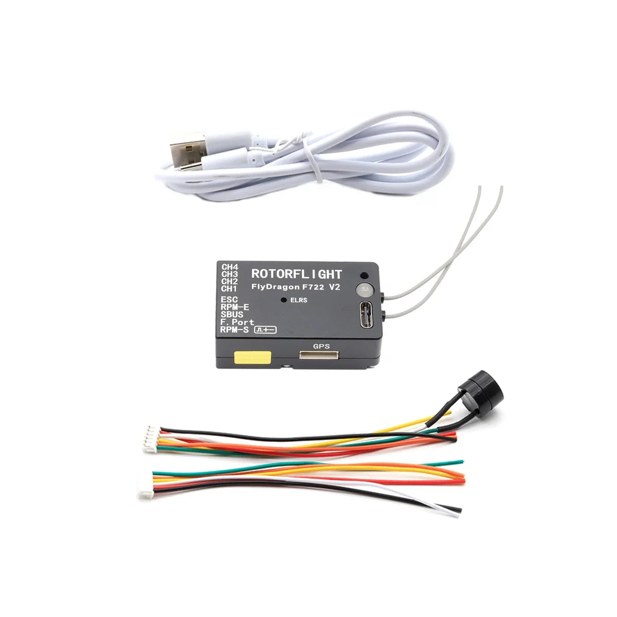 Xinyue Steam FlyDragon Gyroscope Rotorflight Flight Control  Built-in Receiver for Rc Helicopter