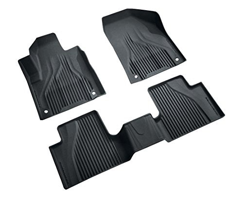 2016 Current Jeep Cherokee Kl All Weather Black Floor Mats