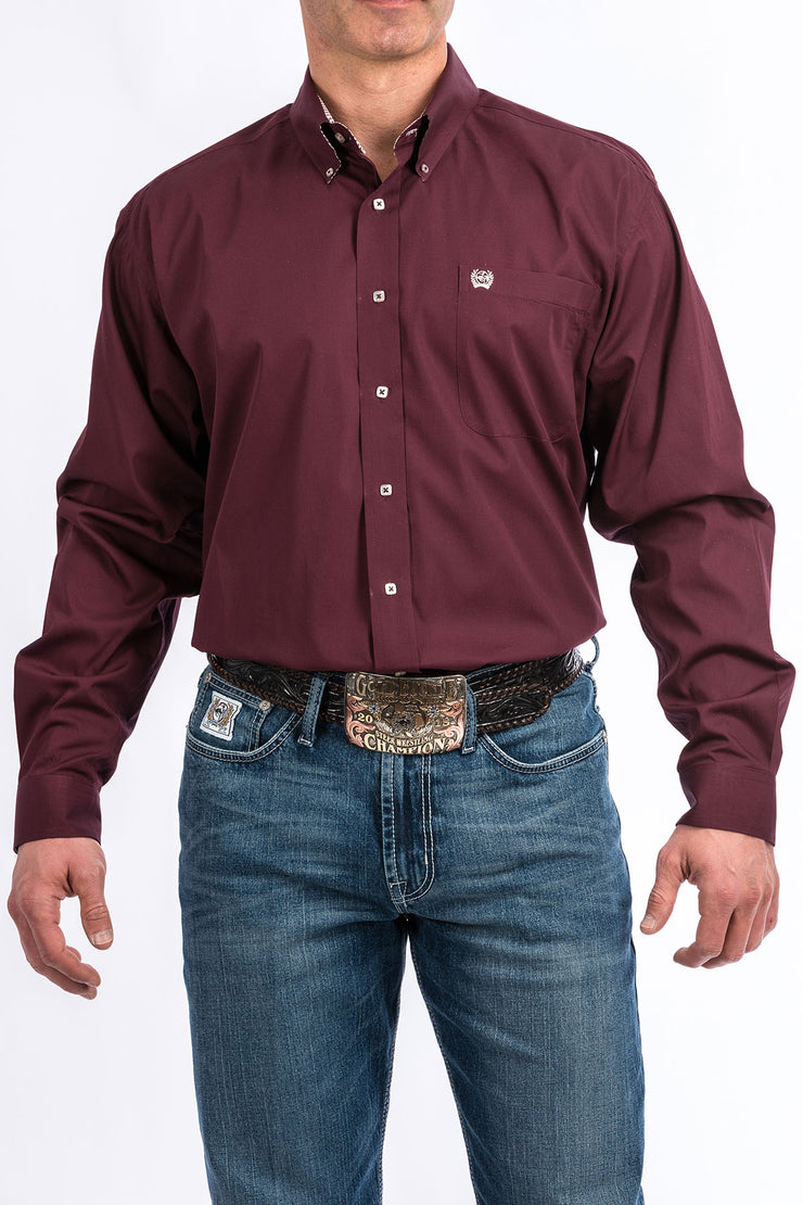 cinch maroon shirt