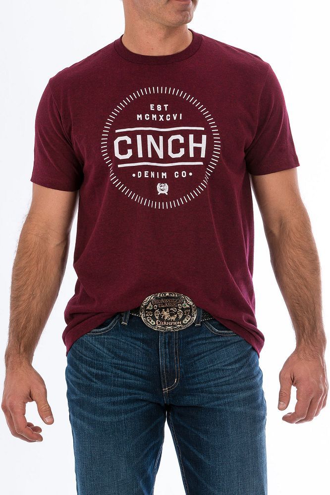 cinch maroon shirt