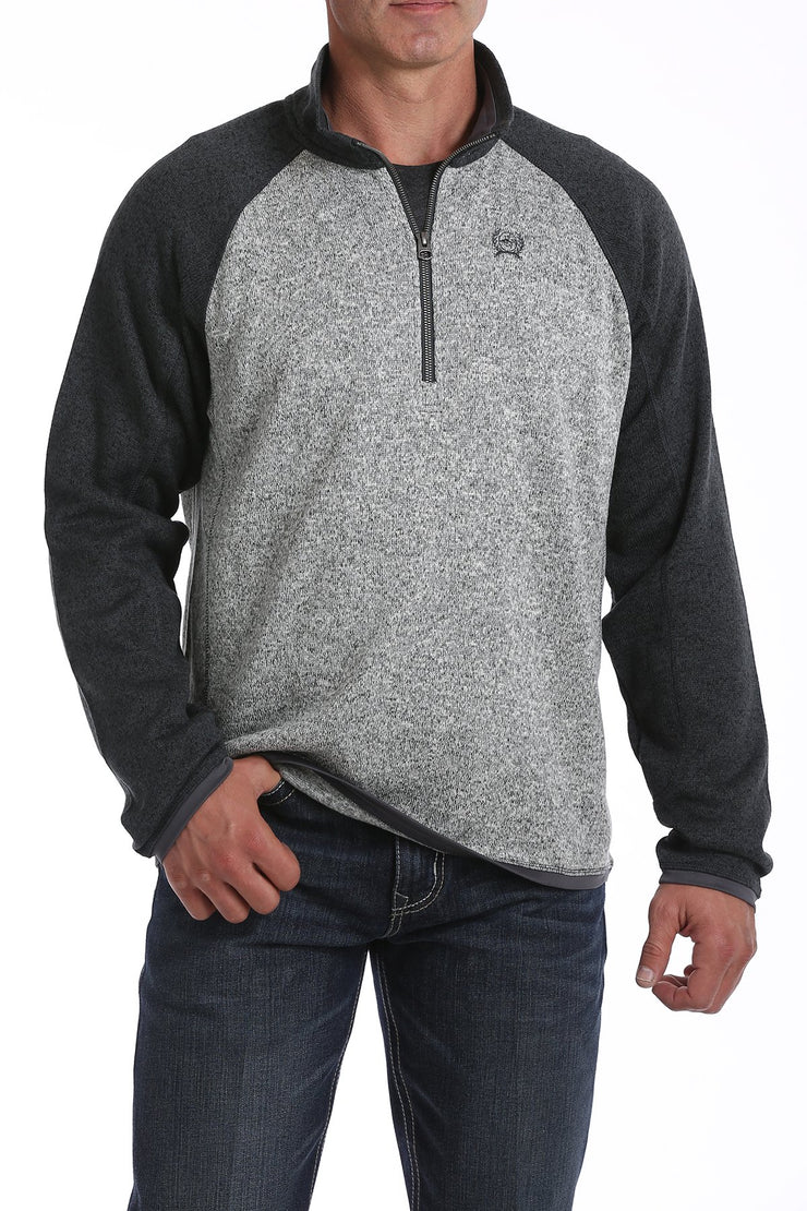 Cinch Men S 1 4 Zip Pullover Gray Circle X Country Store