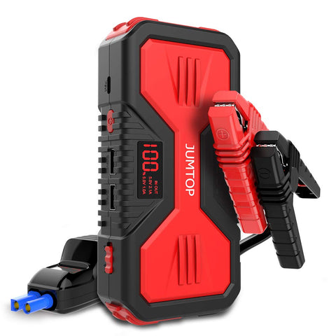 JUMTOP QDSP 1200A Peak 12000mAh Portable Car Jump Starter 