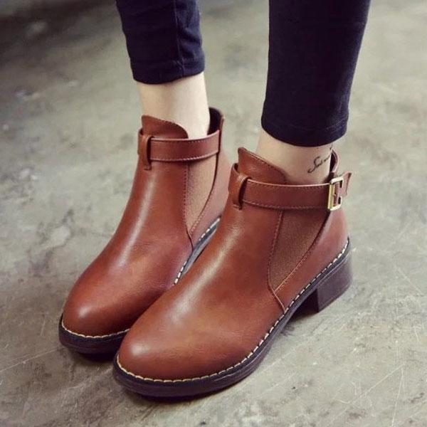 margaret leather ankle boot