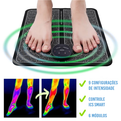 Massageador Elétrico Para os Pés e Pernas 