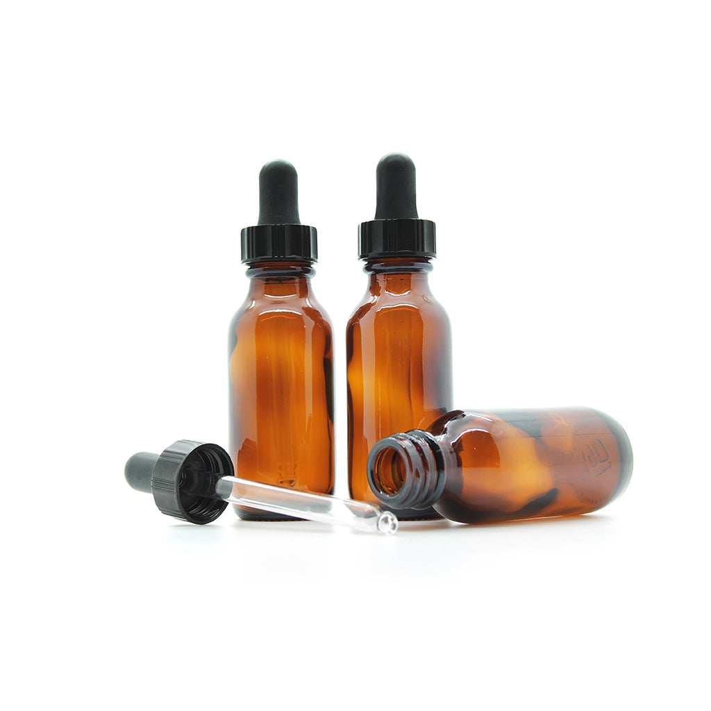 30ml Amber Moulded Glass Dropper Bottle Hsconline