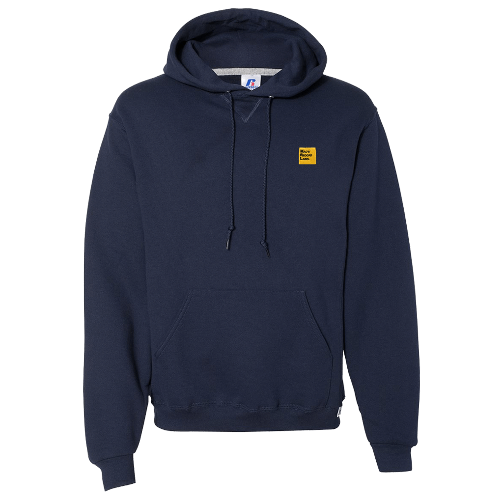 MRL Logo Embroidered Navy Hoodie - Macs Record Label product image