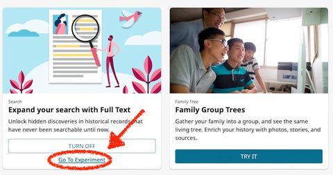 Full Text Search FamilySearch labs