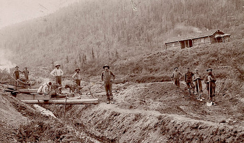 Library of Congress picture - miners in the 1850s