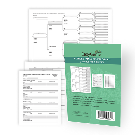 EASYGENIE Genetic Genealogy Triangulation Kit for DNA Tests and Ancestry Research