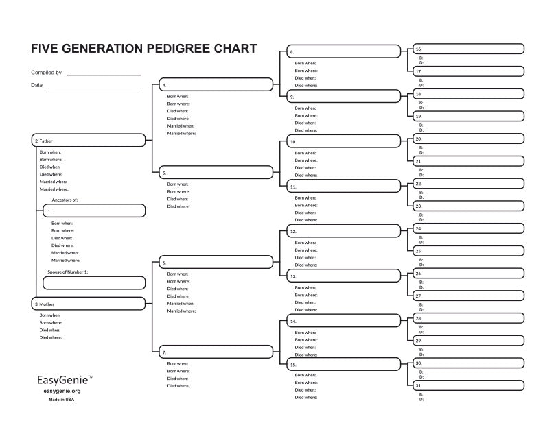 printable blank dog pedigree chart to print